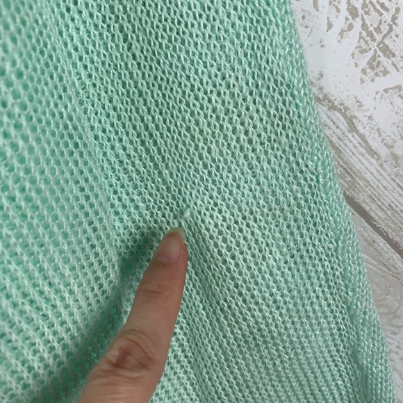 Eileen Fisher Mint Green Long Sleeve Sweater PL/PG - Picture 7 of 8